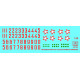 Had Models 48190 1/48 Decal For Hungarian National Insignias And Numbers For Mig Types 1951-1990