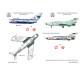 Had Models 48190 1/48 Decal For Hungarian National Insignias And Numbers For Mig Types 1951-1990