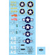 Had Models 48212 1/48 Decal For P-38 F/G For Tamiya Kit Above Europe Accessories