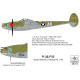 Had Models 48212 1/48 Decal For P-38 F/G For Tamiya Kit Above Europe Accessories