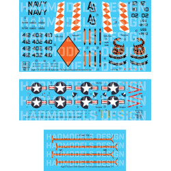 Had Models 48221 1/48 Decal For Corsair Va-86 Sidewinders In The Final Countdown