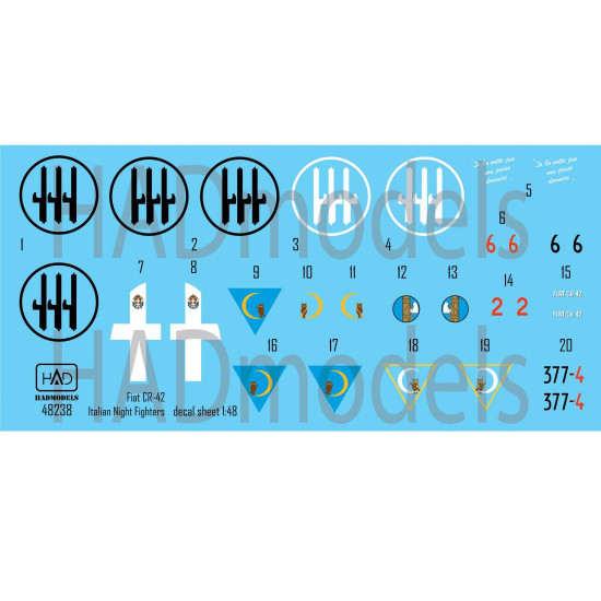 Had Models 48238 1/48 Decal For Cr-42 Italian Night Figthers Accesories Kit