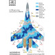 Had Models 48257 1/48 Decal For Ukrainian Su-27 P1m Flanker B Accessories Kit