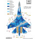 Had Models 48257 1/48 Decal For Ukrainian Su-27 P1m Flanker B Accessories Kit