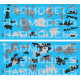 Had Models 48264 1/48 Decal For Su-25 Ukrainian Digit Camouflage Part 1