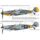 Had Models 32055 1/32 Decal For Messerschmitt Bf 109 G-6 G-14 V3 72 W1 13