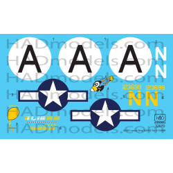 Had Models 32070 1/32 Decal For B-24d Lemon Drop Assembly Ship Accessories Kit
