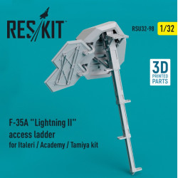 Reskit Rsu32-0098 1/32 F35a Lightning Ii Access Ladder For Italeri Academy Tamiya Kit 3d Printed
