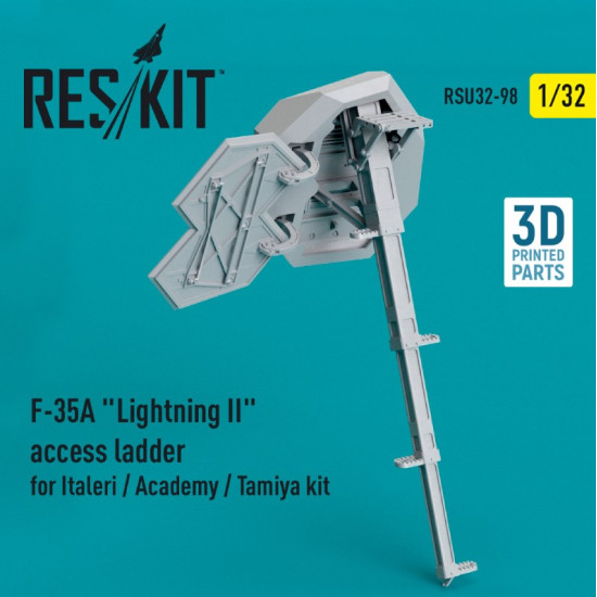 Reskit Rsu32-0098 1/32 F35a Lightning Ii Access Ladder For Italeri Academy Tamiya Kit 3d Printed