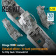 Reskit Rsu32-0139 1/32 Mirage 2000b Cockpit Detailed Edition For Kitty Hawk Zimimodel Kit 3d Printed