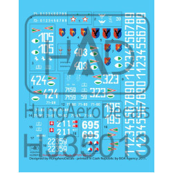 Had Models 035013 1/35 Decal For Sa-6 Hungarian Czech Slovak Accessories Kit