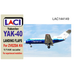 Laci 144149 1/144 Landing Flaps For Yakovlev Yak-40 For Zvezda Resin Kit