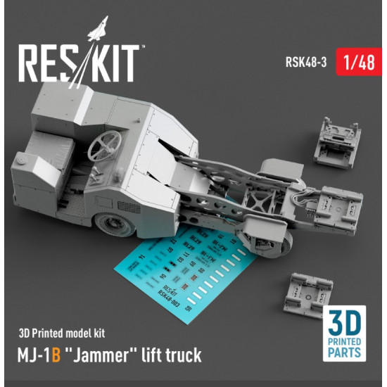 Reskit Rsk48-0003 1/48 Mj1b Jammer Lift Truck 3d Printed Model Kit