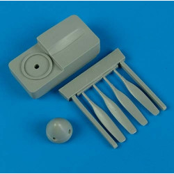 Quickboost 72378 1/72 F-51 Mustang Propeller W/Tool For Tamiya Accessories Kit