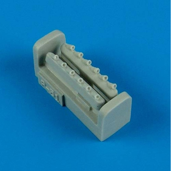 Quickboost 72391 1/72 P-51d Mustang Exhaust For Airfix Accessories Kit