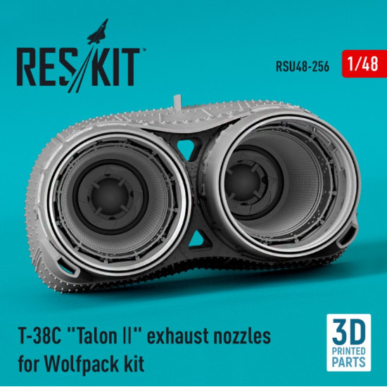 Reskit Rsu48-0256 1/48 T 38c Talon Ll Exhaust Nozzles For Wolfpack Kit 3d Printed