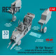 Reskit Rsu48-0327 1/48 Ov10a Bronco Cockpit With 3d Decals Landing Gears Wheels Bay And Weighted Wheels Set For Icm Kit 3d Printed