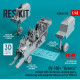 Reskit Rsu48-0329 1/48 Ov 10d Bronco Cockpit With 3d Decals Landing Gears Wheels Bay And Weighted Wheels Set For Icm Kit 3d Printed