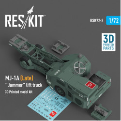 Reskit Rsk72-0002 1/72 Mj1a Late Jammer Lift Truck 3d Printed Model Kit