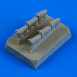 Quickboost 72483 1/72 Defiant Mk.i Exhaust Fishtail For Airfix Accessories Kit