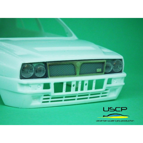 Uscp 24a073 1/24 Delta Integrale Front Grill Early For Hasegawa Resin Kit