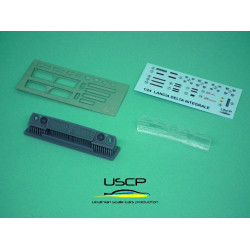 Uscp 24a074 1/24 Delta Integrale Front Grill Late For Hasegawa Resin Kit