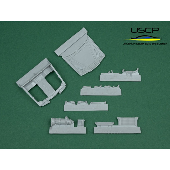 Uscp 24t063 1/24 Sierra Cosworth 4x4 Engine Bay Super Detail Set For D.modelkit