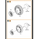 Clear Prop 32009 1/32 Lynx Wheelset Resin Model