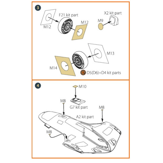 Clear Prop 35005 1/35 Tb.2 Painting Mask On Yellow Kabuki Paper For Cp Kits Aircraft Accessories