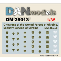 Dan Models 35013 1/35 Decal For Chevrons The Armed Forces Of Ukraine. Security Service Of Ukraine