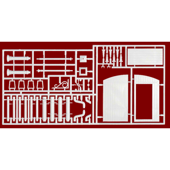 Industrial Building Sections. Module design. 1/35 Miniart 35546