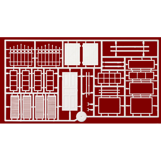 Industrial Building Sections. Module design. 1/35 Miniart 35546