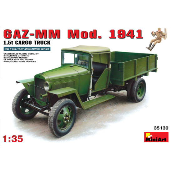 GAZ-MM Mod. 1941 1.5t Cargo truck 1/35 Miniart 35130