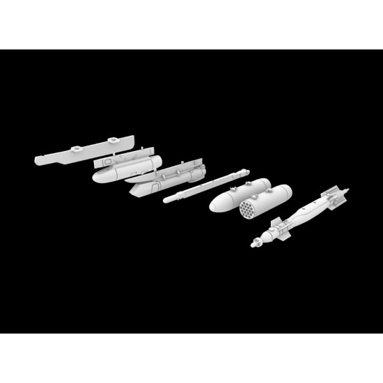 Rise144 Models Rm016 1/144 Harrier Gr7/9 Armament Kit Resin For Revell Kit