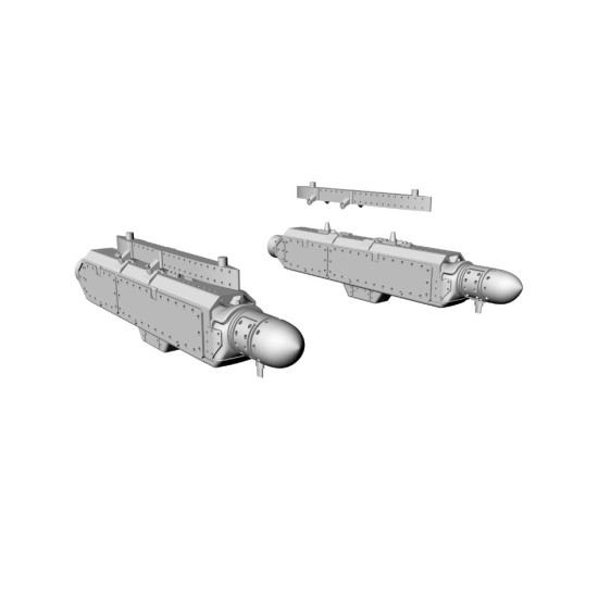 Rise144 Models Rm039 1/144 An/Alq 131 2 Band Shallow Version For F-16 2x