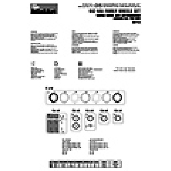 GAZ-AAA family wheels set (made of Plastic) 1/35 Miniart 35112