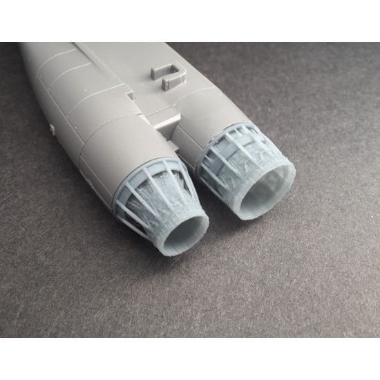 Rise144 Models Rm055 1/144 B-1b Lancer Exhaust Mix Open/Close Exhaust Academy