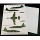 Foxbot Fm48-020 1/48 Masks For Sukhoi Su25 Blue 22 Former 02 Ukranian Air Forces Green Clover Camouflage For Kp Revell Kits