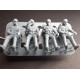 Rise144 Models Rm72019 1/72 Vietnam Era Pilots Sitting 4x Pilots, Diff Poses