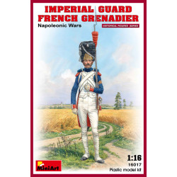 Imperial guard French grenadier. Napoleonic Wars. 1/16 model kit MiniArt 16017