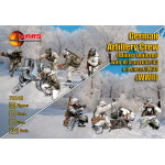 Mars Figures 72142 1/72 German Artillery Crew Winter Uniform With 10.5cm Lg42.43 8cm S.g.w.34 Ww Ii 36 Figures 9 Poses