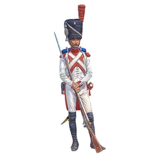 Imperial guard Dutch grenadier. Napoleonic Wars. 1/16 model kit MiniArt 16018