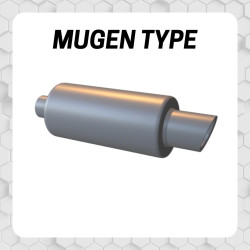Yamamoto Ymptun6 1/24 Muffler Mugen Upgrade Set Resin Kit