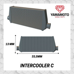 Yamamoto Ymptun15 1/24 Intercooler C Upgrade Set Resin Kit