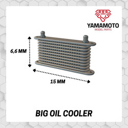 Yamamoto Ymptun17 1/24 Big Oil Cooler Upgrade Set Resin Kit