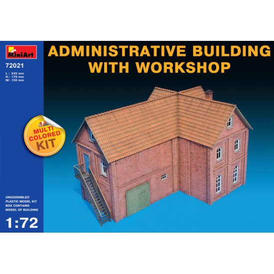 Administrative Building with Workshop 1/72 Miniart 72021