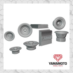 Yamamoto Ymptun32 1/24 Car Audio Set Upgrade Set Resin Kit