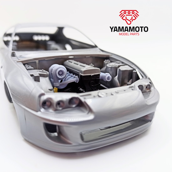 Yamamoto Ymptun42 1/24 Turbo Kit 2jz Toyota Supra For Tamiya 24123 Resin Kit