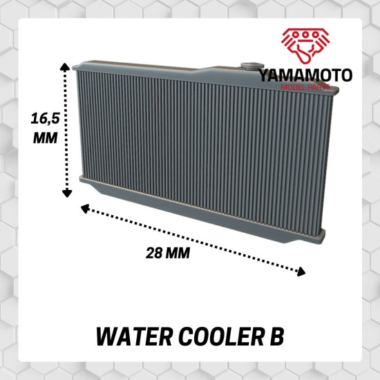 Yamamoto Ymptun49 1/24 Water Cooler B Upgrade Set Resin Kit