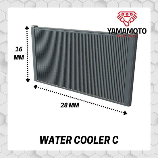 Yamamoto Ymptun50 1/24 Water Cooler C Upgrade Set Resin Kit